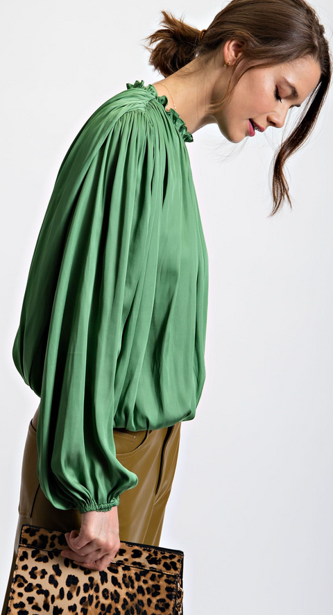 Janie Satin Blouse