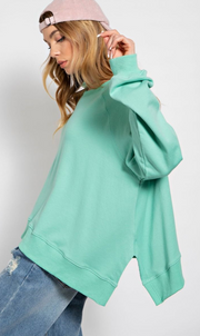 Frenchie Terry Knit Pullover