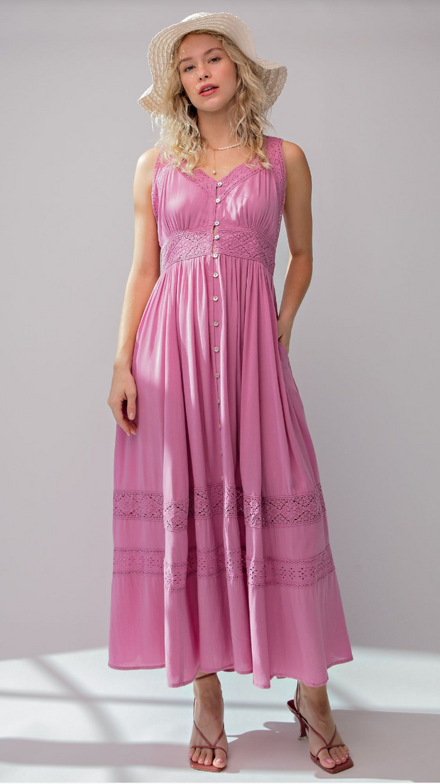 Felicity Crochet Maxi Dress