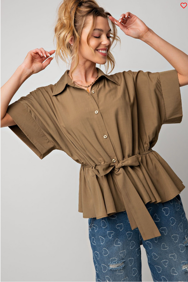 Melody Peplum Top