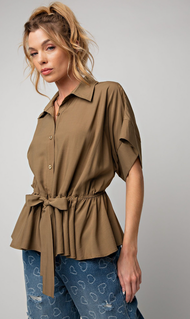 Melody Peplum Top
