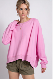 Frenchie Terry Knit Pullover