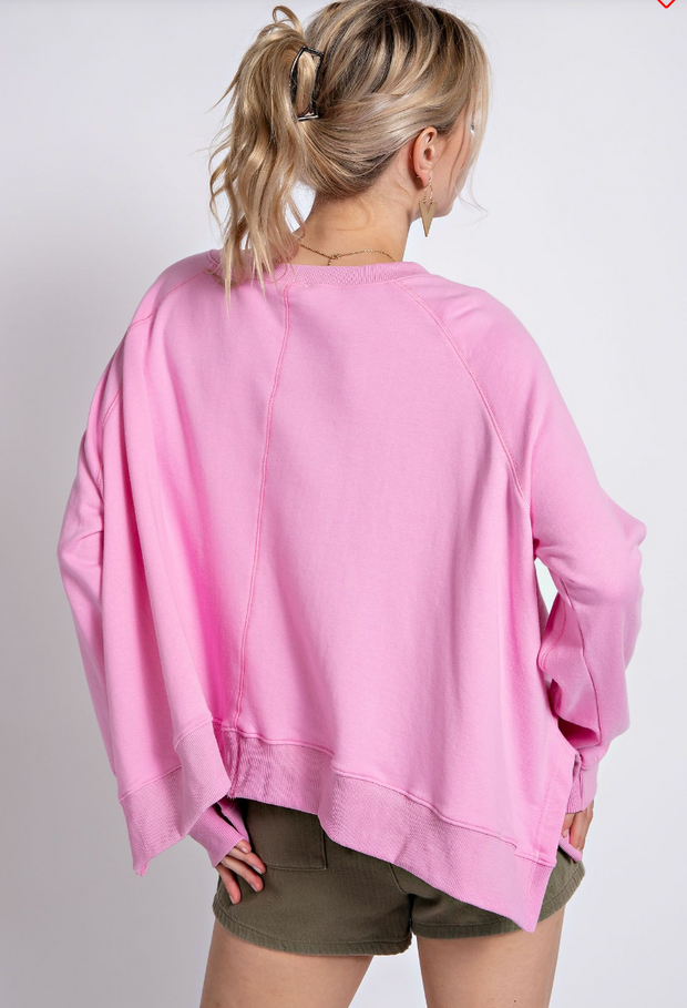 Frenchie Terry Knit Pullover
