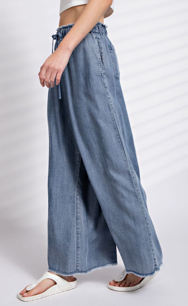 Scarlet Wide Leg Denim Pant