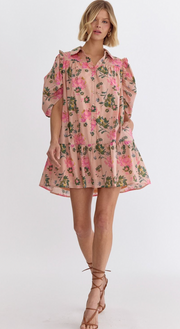 Kylie Floral Mini Dress