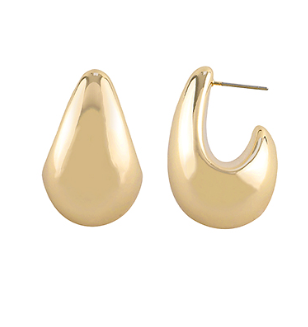 Gold Teardrop Earrings