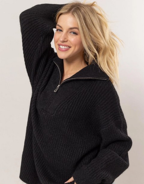 Maeley Half Zip Sweater