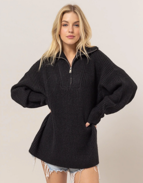 Maeley Half Zip Sweater