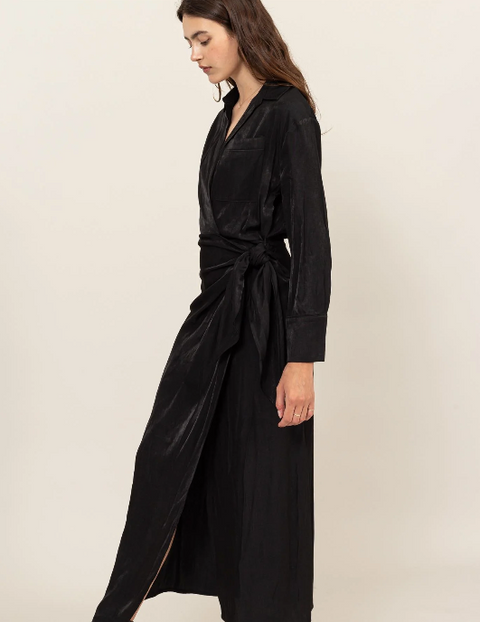 Jaidyn Wrap Midi Dress