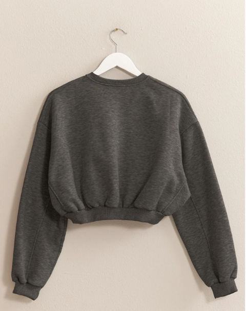 Melissa Cropped Crewneck