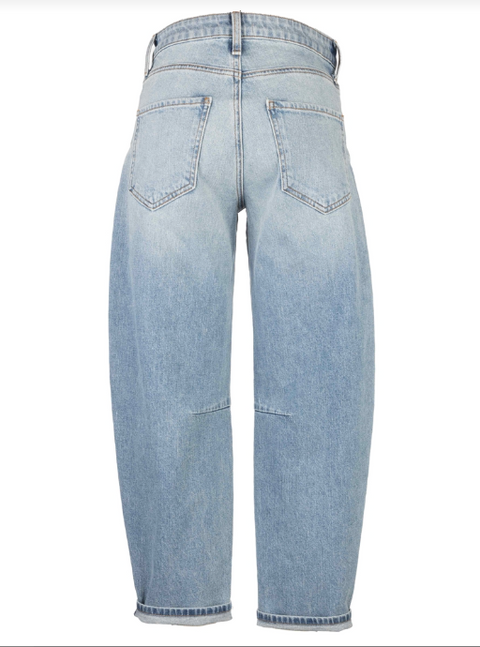 Ashley High Rise Barrel Jeans