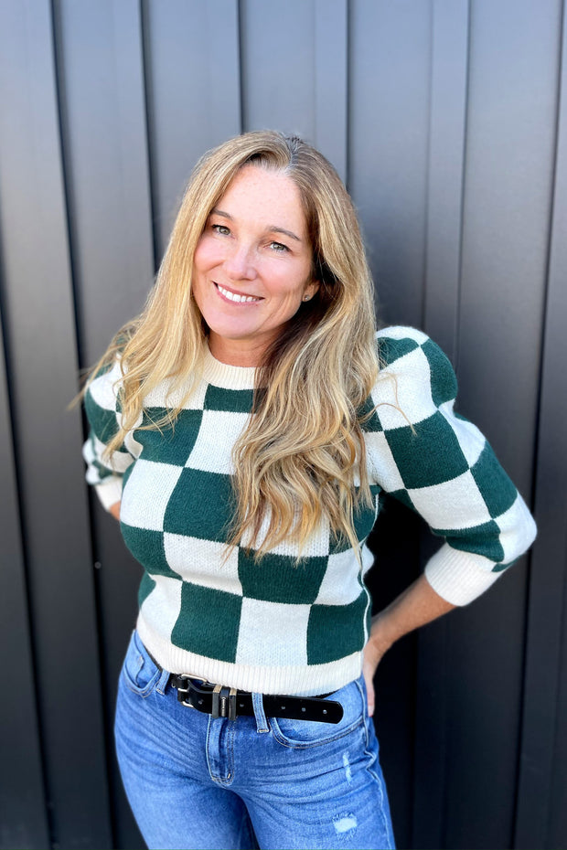 Sammi Checkered Sweater