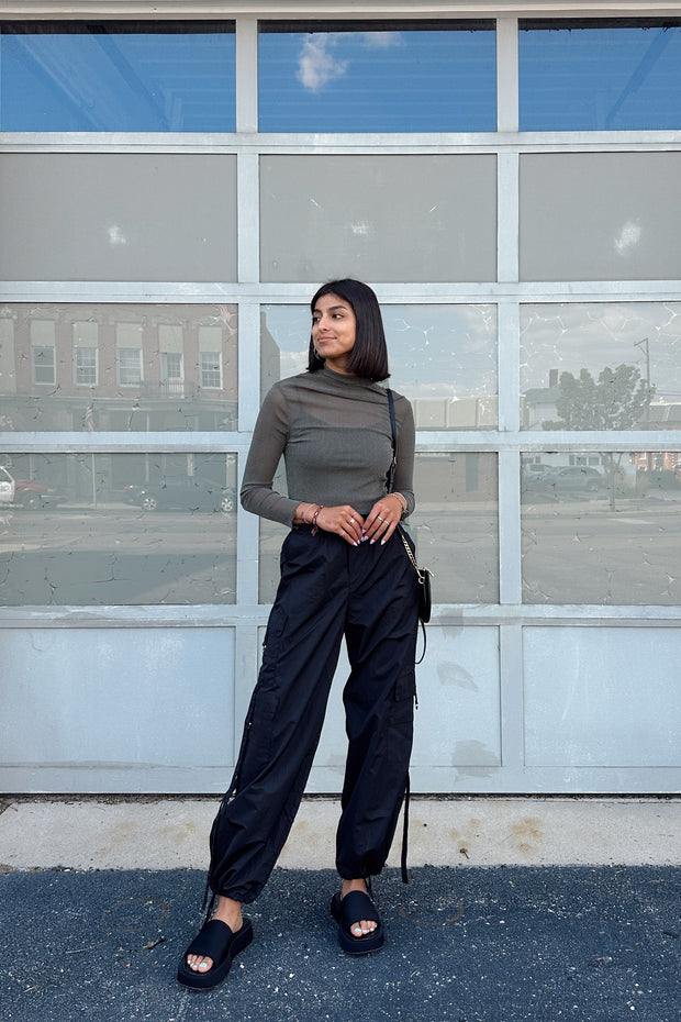 Misti Sparkle Mesh Top