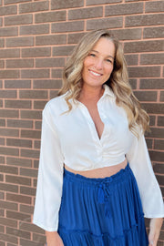Jenna Twisted Crop Top