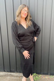 Angie Sweater Wrap Dress
