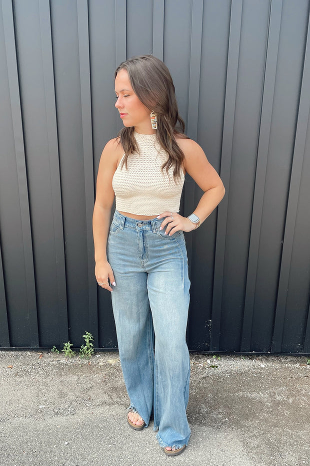 Honey Wide Leg Denim
