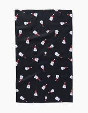 Geometry - Santa Faces Tea Towel