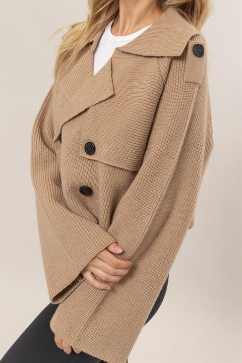 Karina Sweater Trench Jacket