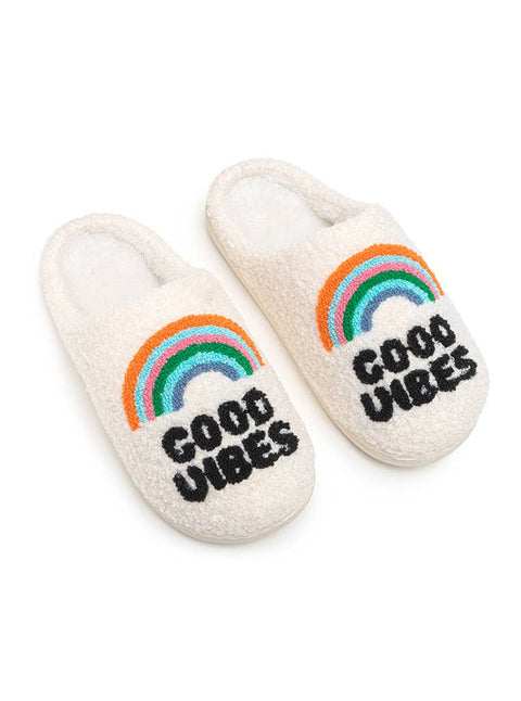 Good Vibes Slippers: MIXED 2- S/M and 2 M/L