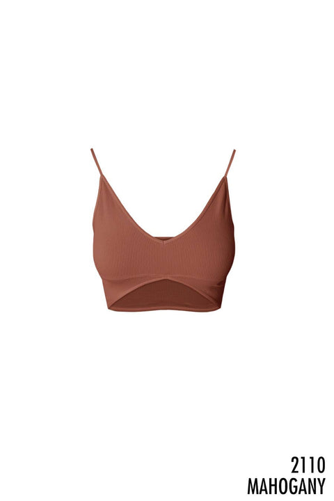 Laia Ribbed Triangle Bralette