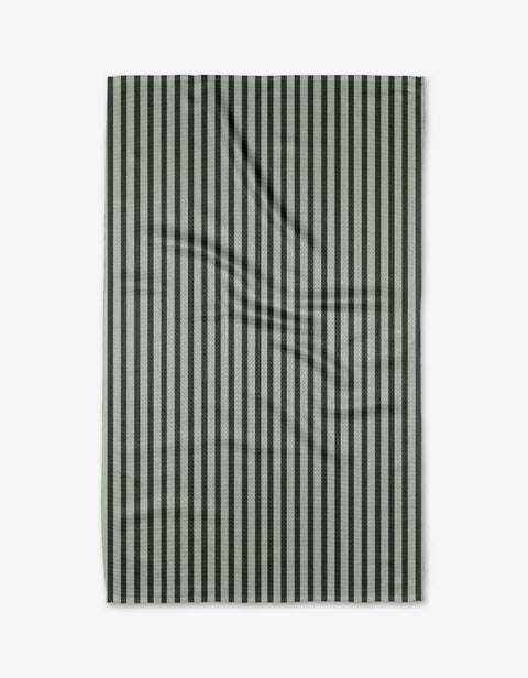 Geometry - Pine Stripe Tea Towel