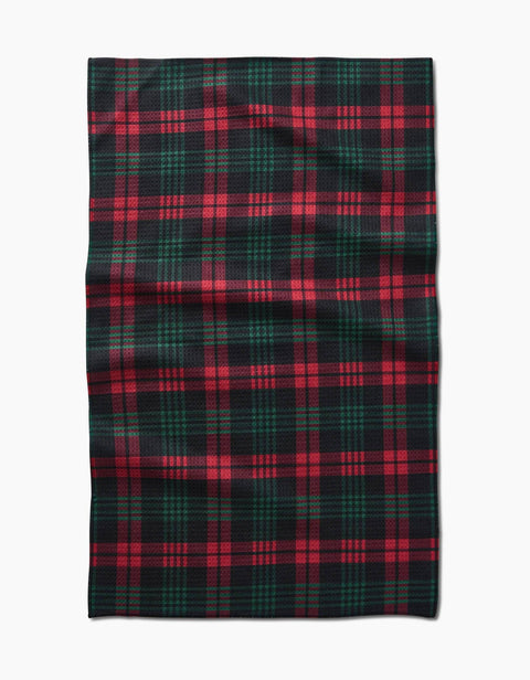 Geometry - Very Merry Plaid Tea Towel