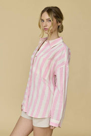 Kimberly Stripe Oversized Shirt