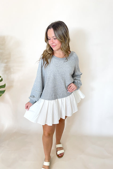 Camille Oversized Sweatshirt Dress