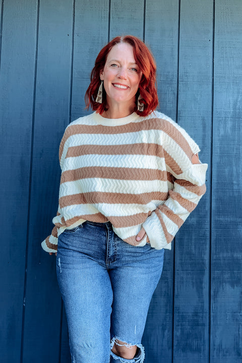 Atlas Striped Sweater