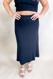 Ashleigh Knit Ribbed Skirt