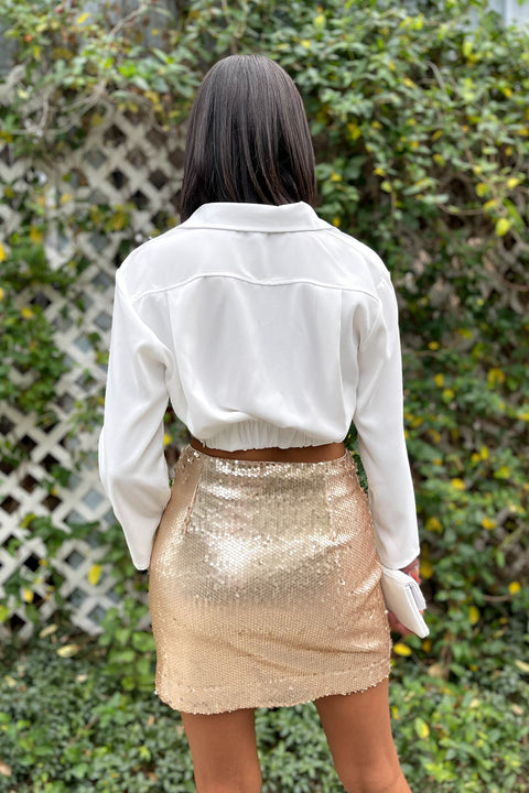 Aurora Sequin Mini Skirt