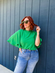 Gary Heartbreaker Bell Sleeve Blouse