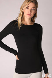 Nancy Long Sleeve Crew Neck Top