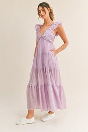 Flora Tiered Midi Dress