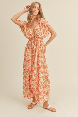 Iris Floral Maxi