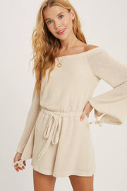 Jeanne Waffle Knit Romper