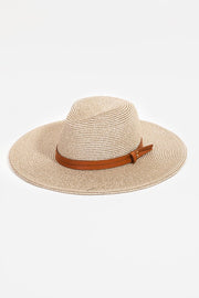 Double Belt Fedora Hat
