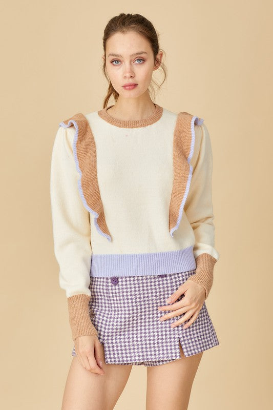 Rory Ruffle Pullover