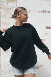 Ohio State Embossed Crewneck