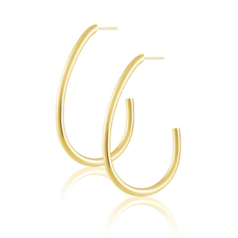 Sahira Jewelry Design - Serena Gold Hoop