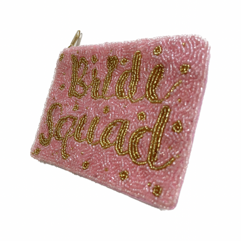 Bride Squad Beaded Coin Purse