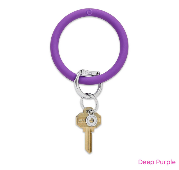 Silicone Big O Key Ring
