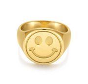 Happy Signet Ring