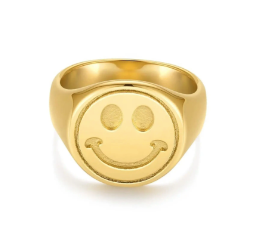 Happy Signet Ring