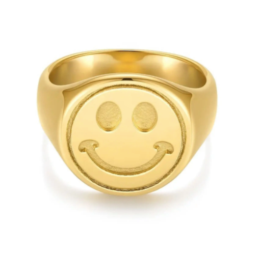 Happy Signet Ring