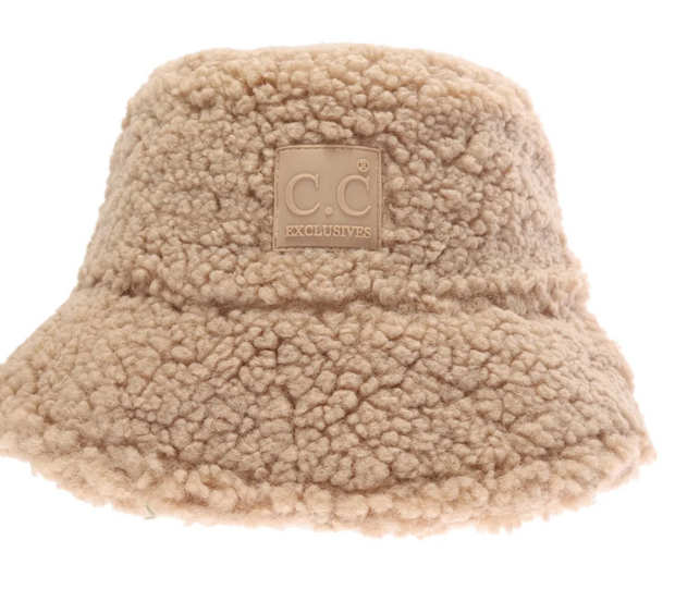 Sherpa Bucket Hat with Rubber Patch