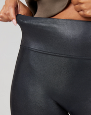 Faux Leather Bike Short