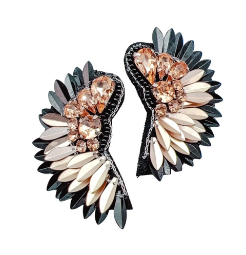 Glam Angel Rose Gold Earrings