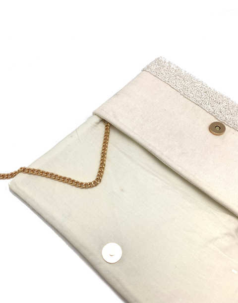MRS. Beaded Clutch