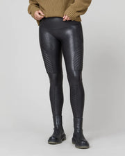 SPANX Faux Leather Moto Leggings